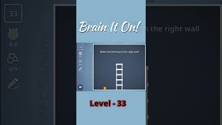 Brain it on level 33  three stars ⭐⭐⭐ [upl. by Ednil]