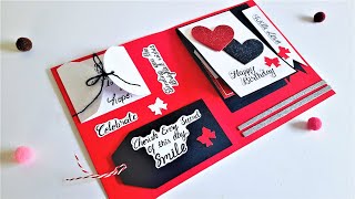 Beautiful Handmade Birthday Greeting Card  Special Handmade Birthday Card Idea  Tutorial [upl. by Saberio501]