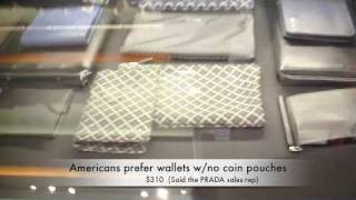 SHOPPING PRADA 4 MEN WALLETS SKULL BAGS Spycam [upl. by Colombi]