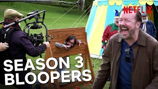 After Life Season 3 Outtakes amp Bloopers  Netflix [upl. by Aitsirhc]