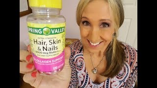 Spring Valley Hair Skin amp Nails Supplement  Review by Kim Townsel [upl. by Burack]