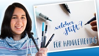 ✍️ Handlettering Stifte  welche für Anfänger Deutsch [upl. by Pritchard443]