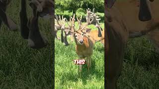 This Deer has Strange Antlers shorts wilsonwhitetails [upl. by Amero]