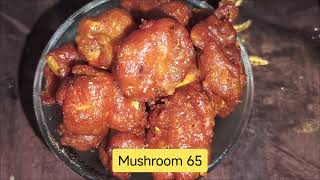 Mushroom 65 Recipe Mushroom Pakoda mushroom65 [upl. by Etnaik126]