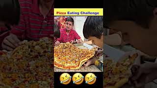 Big Pizza Slice Challenge 😱 shorts souravjoshivlogs todayvlog newvlog [upl. by Dnomsaj133]