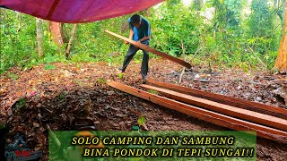 SOLO CAMPING SAMBUNG PROJEK PONDOK DI HUTAN [upl. by Llednohs]