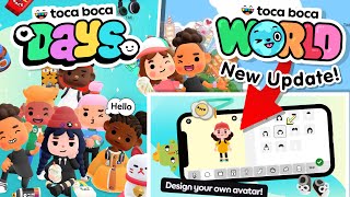 Toca Life World Update  Toca Boca Days NEW GAME Toca Boca [upl. by Nathaniel531]