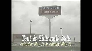 1996 Tanger Outlet Center Tent Sale Commercial [upl. by Shelley]