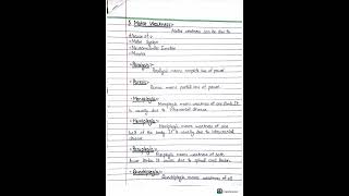 Common Neurological SymptomsDiseases of Brain And Spinal CordClinical Medicine Notes [upl. by Perretta]