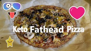 Keto Fathead Pizza Recipe [upl. by Dimond]