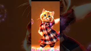 Click clack  Cat dance BABYMONSTER  kpop music [upl. by Annoval]