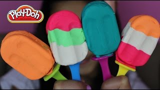 Tuesday Play Doh DIY Colorful Play Doh Popsicles PlayDoh Ice Lolly [upl. by Carlo]