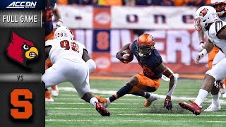 Louisville vs Syracuse Full Game  2018 ACC Football [upl. by Abdulla226]