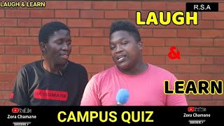 Unizulu Campus Quiz Episode 1 laugh amp learn [upl. by Erot]