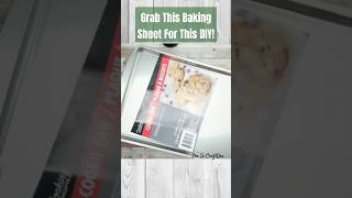 🔥 Grab This Cookie Sheet Pan From DT for This Tray Decor Idea dollartreediy shesocraftdee shorts [upl. by Kolodgie]