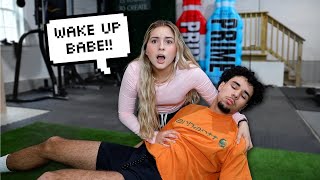 PASS OUT PRANK ON MY GIRLFRIEND [upl. by Ecinaj]