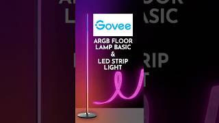 Govee LED RGBIC Floor Lamp Basic amp Strip Light  Shorts k2m [upl. by Roy788]