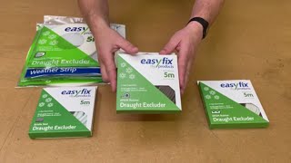 Choosing door and window frame Draught Excluders  Easyfix DIY options explained [upl. by Soulier]