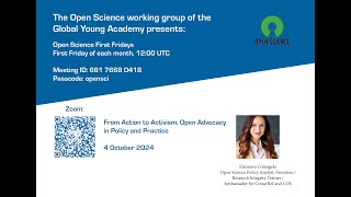 GYA Open Science First Fridays 4 Oct 2024 [upl. by Hgielek]