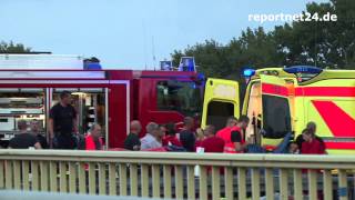 Schwerer Verkehrsunfall mit Radfahrerin in Oranienburg [upl. by Henigman]