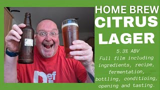 Making a Citrus Lager at 525 ABV with Crusha Lime Milkshake Syrup [upl. by Bettzel874]