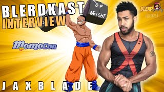 Blerdkast Interview with fitness Cosplayer JaxBlade at MomoCon 2024 [upl. by Eniagrom]