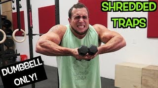 Intense Tabata Dumbbell Trap Workout HIIT [upl. by Garnett]