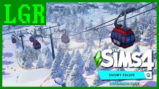 LGR  The Sims 4 Snowy Escape Review [upl. by Ztnarf]