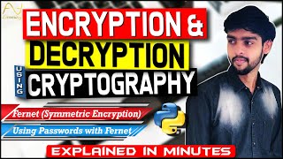 Data Encryption amp Decryption  Cryptography Python  Password with Fernet  Explained in Minutes [upl. by Dugaid631]