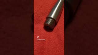 Remington 700 custom barrel gets threads on both ends Barrelthreadingcom 8019003352 [upl. by Soalokin]