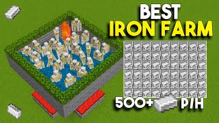 IRON FARM FOR MINECRAFT BEDROCK 120MCPEX BOXCONSOLEPS4NINTENDO  Mishra Gaming [upl. by Aruabea]