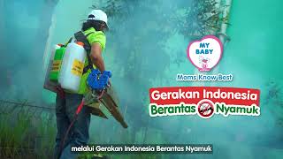 Gerakan Indonesia Berantas Nyamuk bersama MY BABY [upl. by Makell]