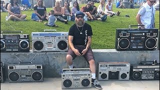 Vintage 80s Boombox Meets Venice Beach 2017 [upl. by Aramahs]