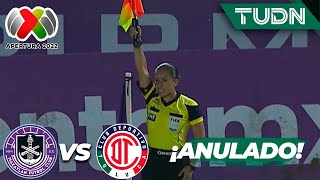 ¡ANULADO La abanderada le anula el segundo  Mazatlán 10 Toluca  Liga Mx Apertura 22 J15  TUDN [upl. by Roi692]