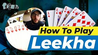 Leekha How To Play 2018 Arab Hearts Card Game [upl. by Hametaf]