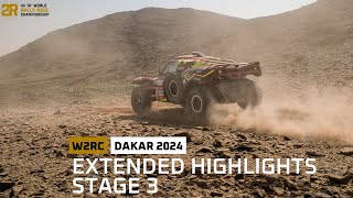 Extended highlights  Stage 3  Dakar2024  W2RC [upl. by Eiramanitsirhc]