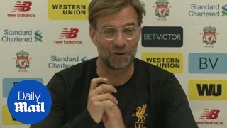 Jurgen Klopp praises Arsene Wengers managerial career  Daily Mail [upl. by Lurette]