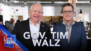 Gov Tim Walz On Hot Dish MAGA Knuckleheads Guilty Pleasures And Car Repair Metaphors [upl. by Yelyk]