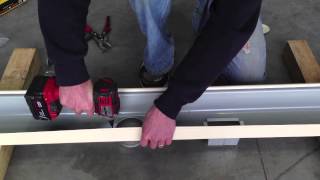 How to Install Downpipe Pop in Quad Guttering  Metal Roofing Online [upl. by Gurolinick]