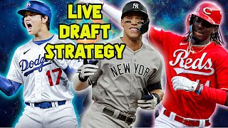 2024 Fantasy Baseball LIVE Auction Draft Salary Cap Strategy [upl. by Charbonnier]