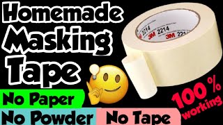 Homemade masking tape  diy paper tapehow to make masking tape at homemasking tapeSajals Art [upl. by Clement]