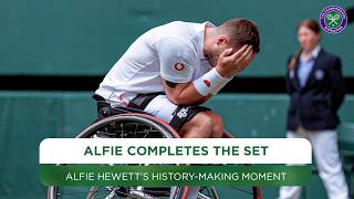 ALFIE HEWETT MAKES HISTORY  Winning Moment and Celebration  Final  Wimbledon 2024 [upl. by Townshend664]