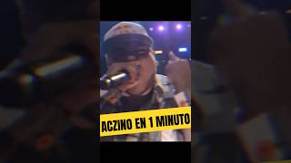 ACZINO EN 1 MINUTAZO 💀 aczino fmsinternacional mexico redbullbatalla freestyle chuty [upl. by Savihc]