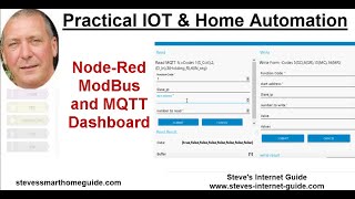 NodeRed ModBus and MQTT Dashboard [upl. by Heater]