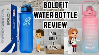 Boldfit water bottle review [upl. by Timon]