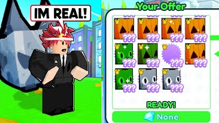 😥FAKE DIGITO tried to SCAM ME in Pet Simulator X Roblox [upl. by Lindahl]