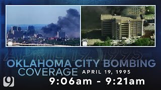 Oklahoma City Bombing April 19 1995 KWTV News 9 Coverage Part 1 [upl. by Hardwick373]