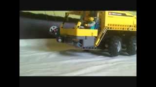 MOBILE CRANE LIEBHERR LTM 1400 in Lego Technic version 14 [upl. by Thomson903]