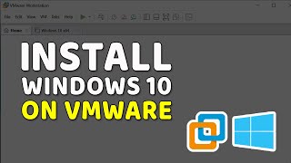 How to Install Windows 10 on VMware [upl. by Hgielyk]