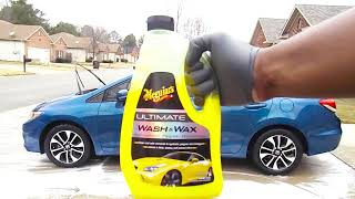 How to wash with Meguiars Ultimate Wash amp Wax [upl. by Leizo]